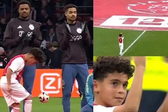 تشویق پدیده یازده ساله آژآکس پس از آن که 2424 روپایی زد