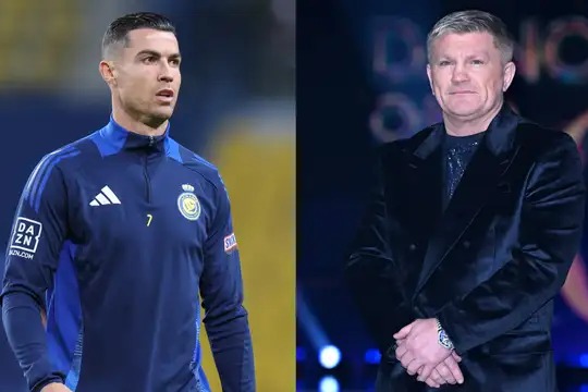 رویای عجیب بوکسور طرفدار منچسترسیتی ناک اوت کردن رونالدو