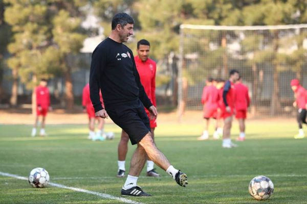 آخرین تمرین پرسپولیس با صحبتهای آقا کریم