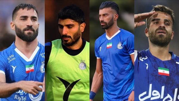  رضاییان و 3 استقلالی دیگر علیه قهرمانی نیم‌فصل سپاهان