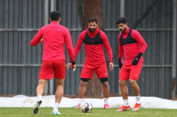  استارت تمرینات پرسپولیس  امیری نرم دویدن را آغاز کرد