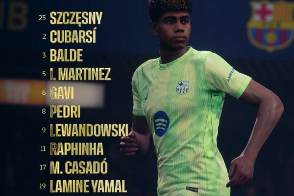 ترکیب بارسلونا - اتلتیک بیلبائو حضور مثلث لواندوفسکی، رافینیا و یامال