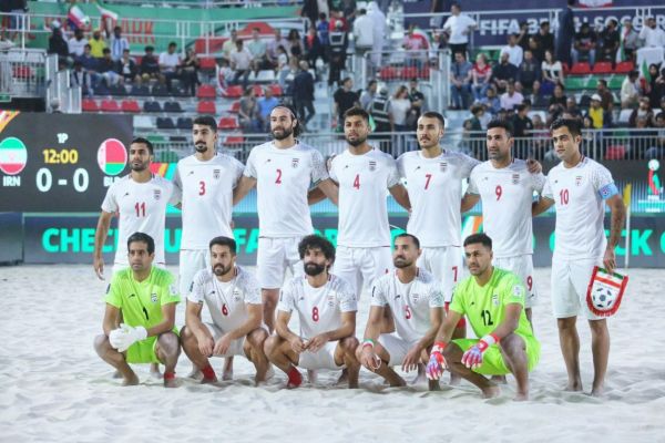 سقوط دو پلهای تیم ملی فوتبال ساحلی ایران در رنکینگ جهانی