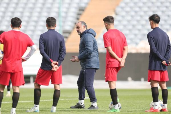  آخرین تمرین تیم ملی جوانان در ورزشگاه آزادی