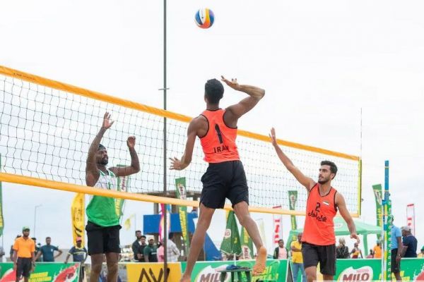  قهرمانی تیم جوان والیبال ساحلی ایران در آسیای مرکزی