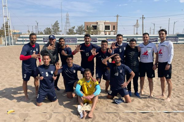  اتمام اردوی تیم ملی فوتبال ساحلی در اردکان