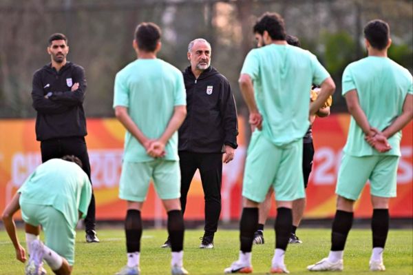 تمرین تیمملی فوتبال جوانان ایران برای بازی با یمن