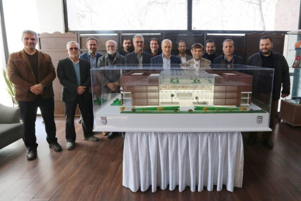  از ماکت ساختمان جدید فدراسیون فوتبال رونمایی شد
