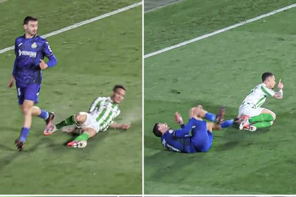  عکس؛ لحظه‌ای که آنتونی بازی مقابل رئال مادرید را از دست داد