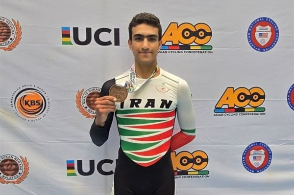 سومین مدال پدیده در مسابقات دوچرخهسواری آسیا