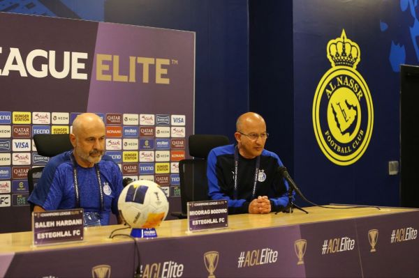  گزارش تصویری  نشست خبری پیش از مصاف استقلال و النصر با حضور بوژوویچ و حردانی