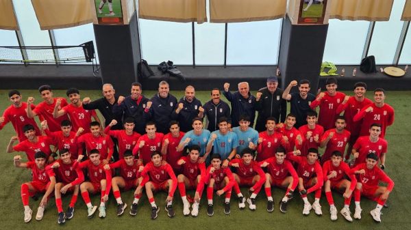  تمرین یک ساعته تیم ملی نوجوانان در ساختمان پک