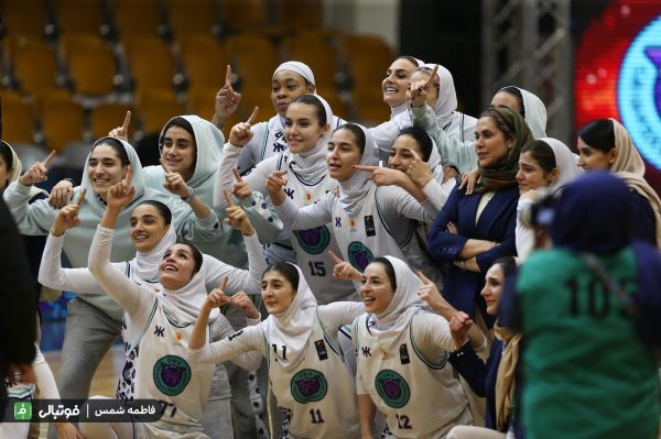  گزارش تصویری  قهرمانی تیم بسکتبال بانوان آکادمی سحر