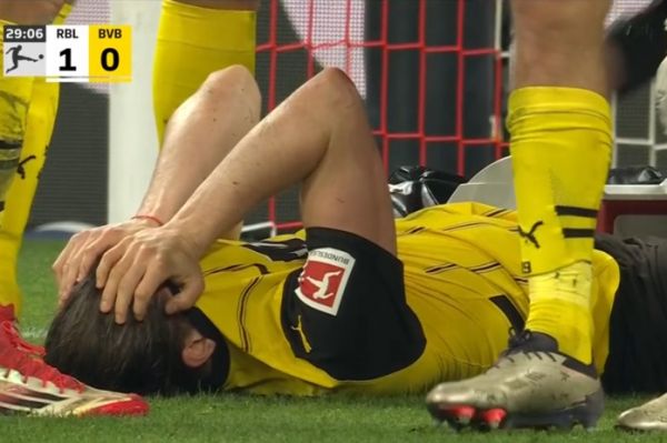  مصدومیت ستاره دورتموند با گریه؛ مقابل بارسلونا غایب خواهد بود