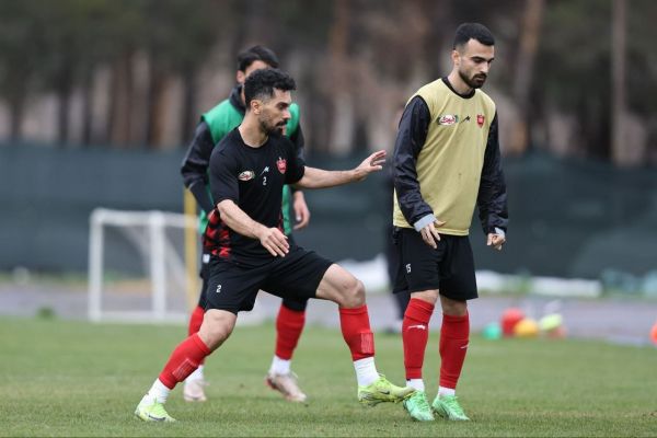  تمرین پرسپولیس زیر بارش شدید باران بهاری