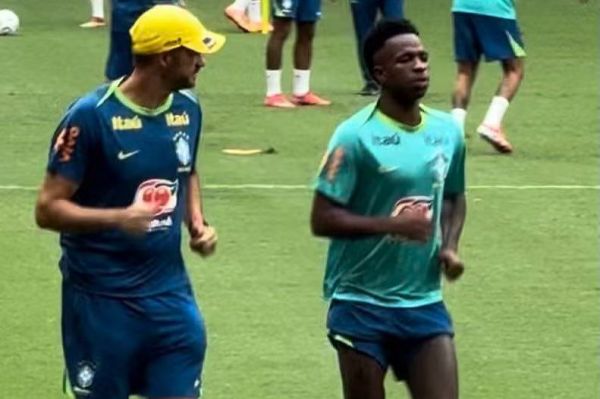  غیبت وینیسیوس جونیور در تمرینات گروهی برزیل