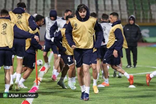  گزارش تصویری اختصاصی  آخرین تمرین تیم ملی ایران پیش از بازی با ازبکستان