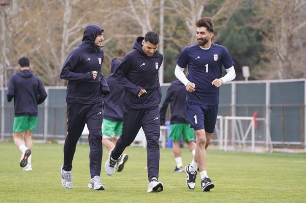 تمرین سبک ملیپوشان صبح بازی با ازبکستان