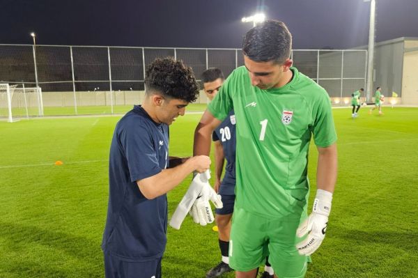 فریاد اتحاد تیمی در آخرین تمرین نوجوانان ایران پیش از بازی با اندونزی