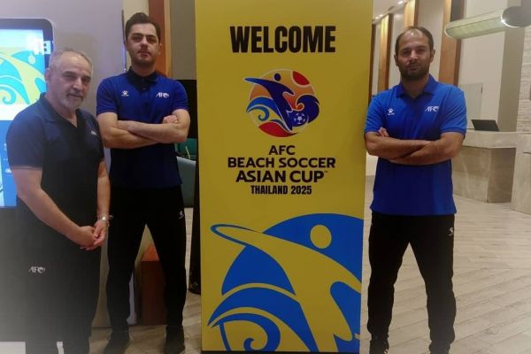 قضاوت فلاحی در دیدار ردهبندی جام ملت های فوتبال ساحلی