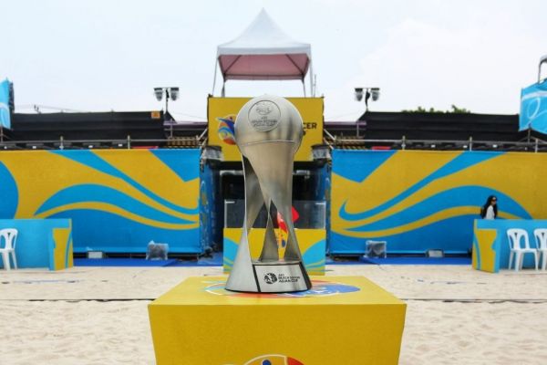  گزارش تصویری  رونمایی از کاپ قهرمانی جام ملت‌های فوتبال ساحلی آسیا