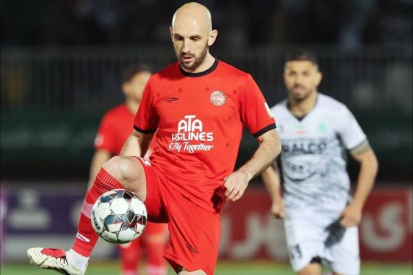 هافبک کروات تراکتور بازی با استقلال را از دست داد