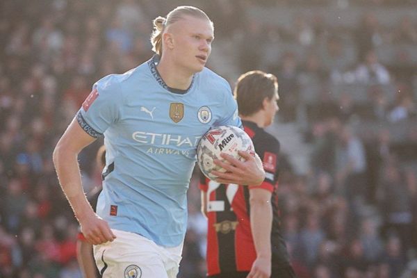 رکورد جدید ارلینگ هالند با منچسترسیتی در فوتبال انگلیس