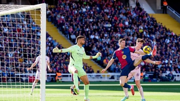 لواندوفسکی نشان داد که میخواهد آقای گل لالیگا شود