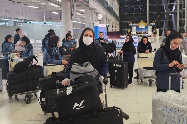  کاروان تیم ملی فوتسال بانوان وارد ناخون راچاسیما شد