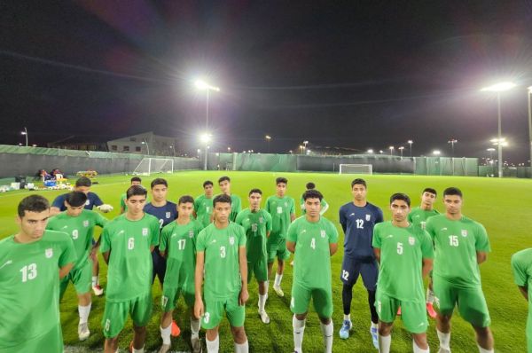  تمرین شاداب تیم ملی نوجوانان در مجاورت کره شمالی