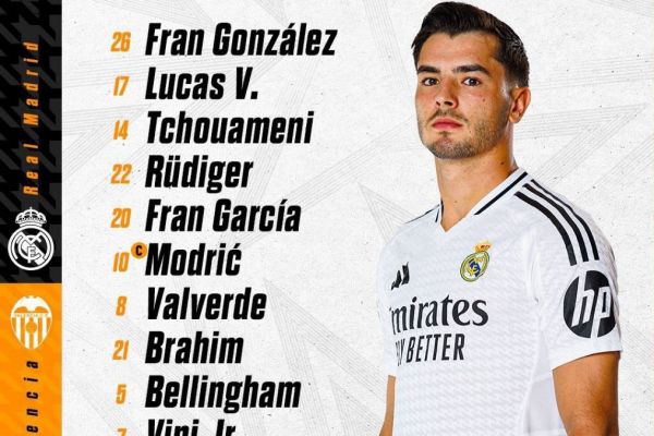 ترکیب رئال مادرید - والنسیا؛ آنچلوتی به امباپه و وینیسیوس استراحت نداد