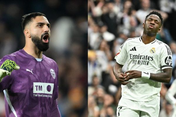 سنگربان والنسیا هم شرط 5 میلیونی را برد و هم پنالتی وینیسیوس را گرفت