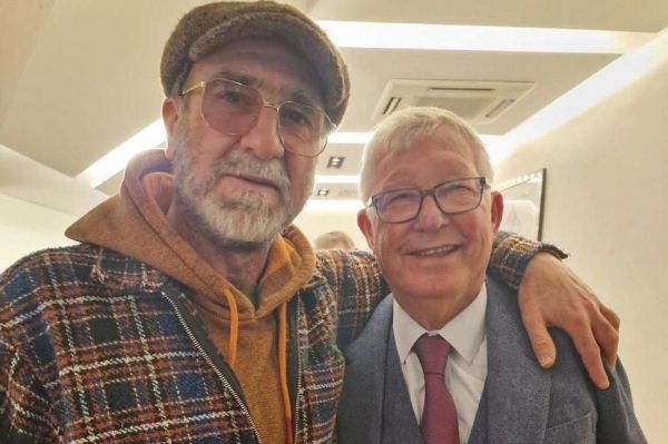 ملاقات دو اسطوره شیاطین سرخ در حاشیه دربی منچستر