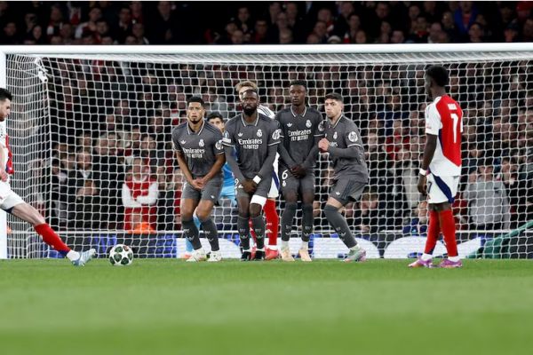 تصاویری از دو ضربه ایستگاهی دیدنی رایس به رئال مادرید