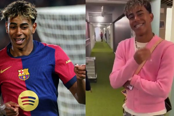 ژاکت دختر آرائوخو بر تن ستاره بارسلونا