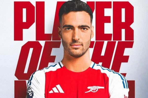  ستاره اسپانیایی بهترین بازیکن ماه مارس آرسنال لقب گرفت