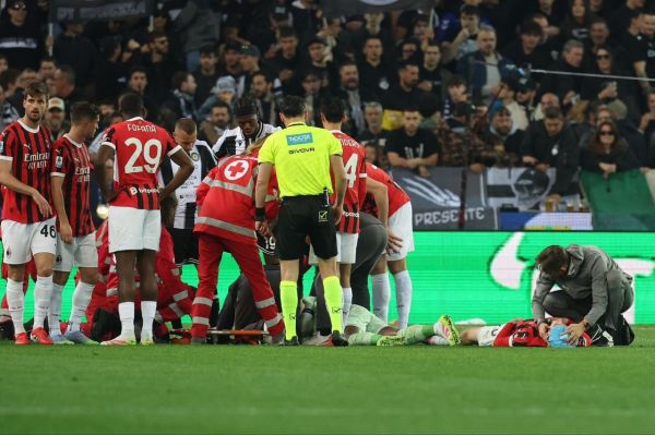 مصدومیت شدید کاپیتان فرانسوی میلان در بازی با اودینزه