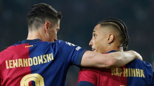 رافینیا - لواندوفسکی و تکرار رکورد مسی - نیمار