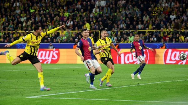  صعود بارسلونا با وجود هت‌تریک ستاره دورتموند