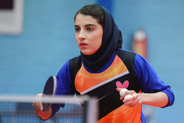 دختر پینگ پنگ باز ایران به فرانسه رفت