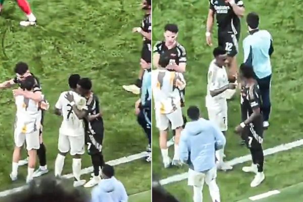 وینیسیوس پس از بازی مقابل آرسنال پیراهنش را با چه کسی عوض کرد