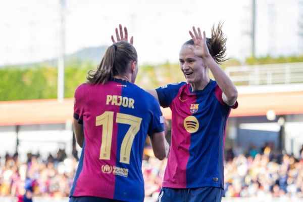  برد لیون و بارسلونا در دور رفت لیگ قهرمانان زنان