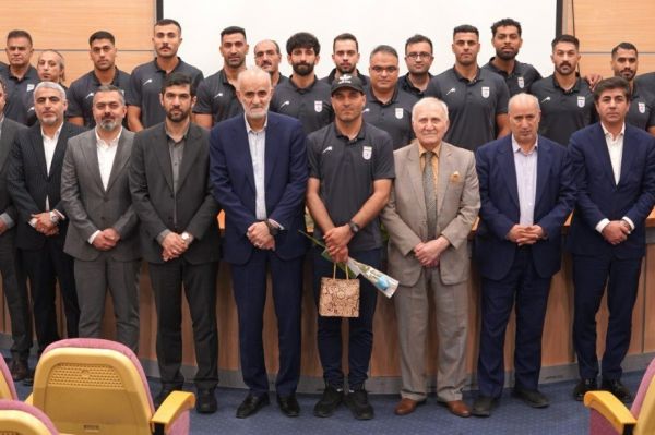 مراسم بدرقه تیم ملی فوتبال ساحلی برگزار شد