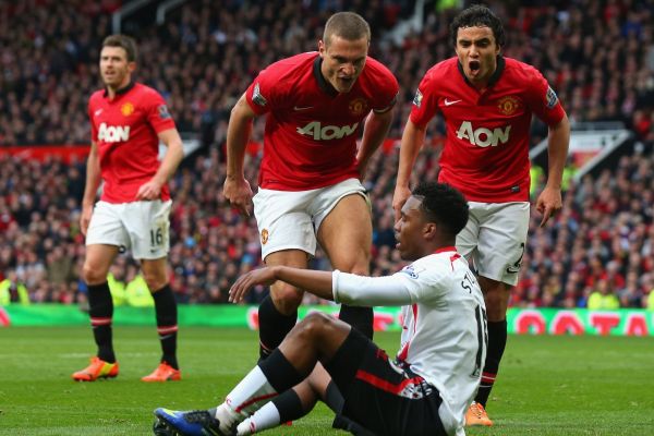 تتو جنجالی هوادار منچستریونایتد با شعار لیورپول