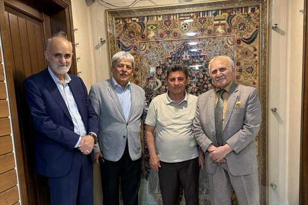  دیدار بازیکن تاریخی فوتبال ایران با قلعه‌نویی و نبی