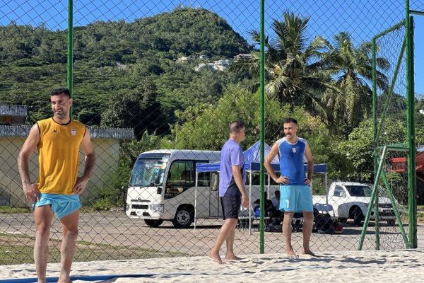  گزارش تصویری  تمرین تیم ملی فوتبال ساحلی