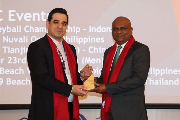 ایران بهترین فدراسیون والیبال آسیای مرکزی شد
