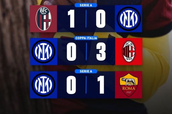 اینتر و سه شکست پیاپی پیش از رویارویی با بارسلونا