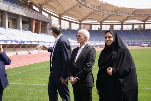 گزارش تصویری/ بازدید تاج از ورزشگاه امام رضا(ع)