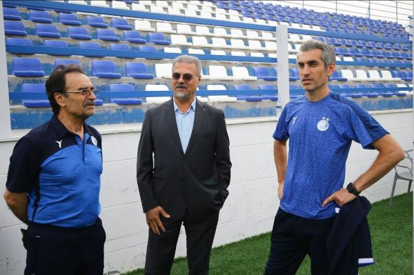  برگزاری تمرین چهارشنبه استقلال در حضور مدیر عامل